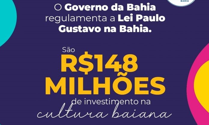 Você está visualizando atualmente Governo do Estado Bahia publica decreto de regulamentação da Lei Paulo Gustavo