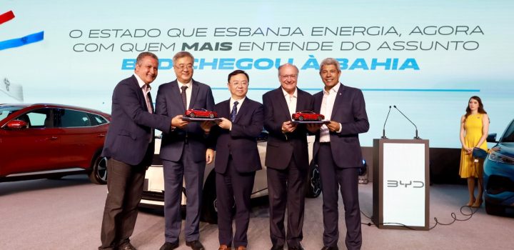 Lançamento das fábricas da BYD em Camaçari marca início na indústria automobilística