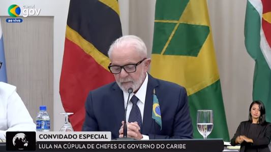 Você está visualizando atualmente Lula aponta importância de integração entre Brasil e países do Caribe