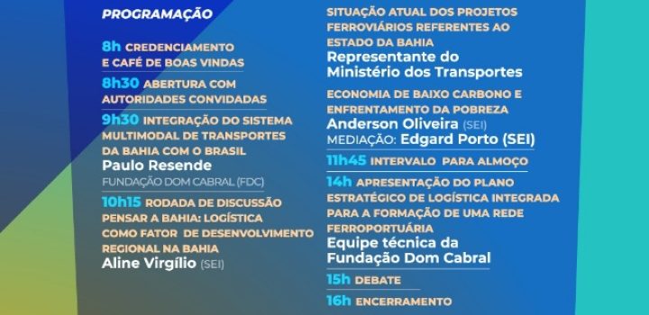 Pensar a Bahia apresenta Plano Estratégico Ferroviário do Estado