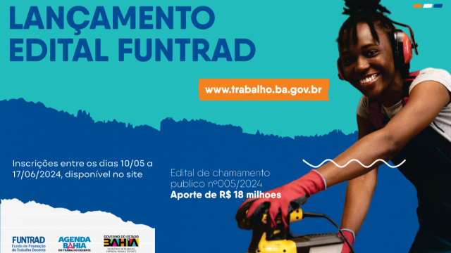Você está visualizando atualmente Bahia lança edital do Funtrad de R$ 18 mi