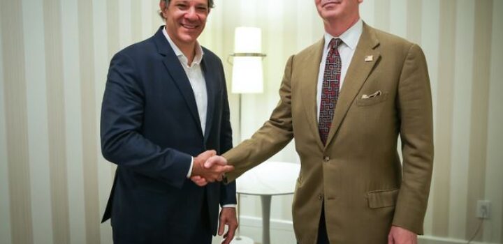 Haddad discute relações econômicas com secretário do Tesouro dos Estados Unidos