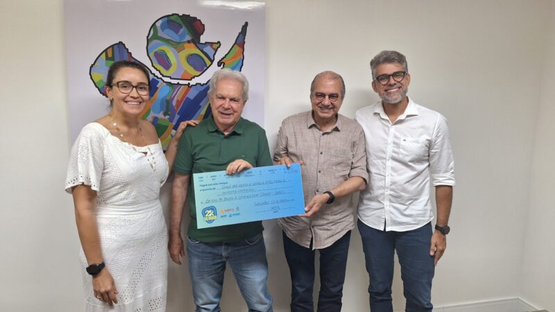 GACC-BA recebe doação de R$ 11 mil levantados na Corrida 21K Salvador