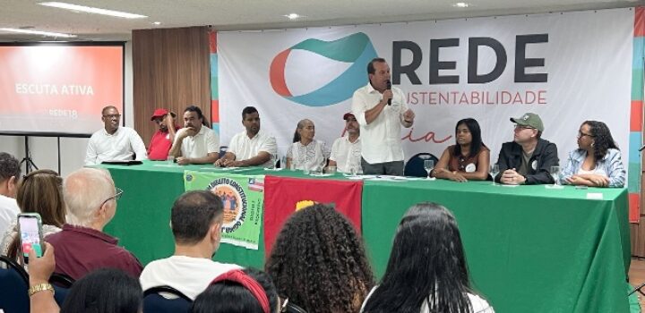 Vice-governador vai à posse da executiva estadual do Rede Sustentabilidade