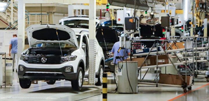 Em maio, redução na produção de veículos puxa recuo de 0,5% na indústria