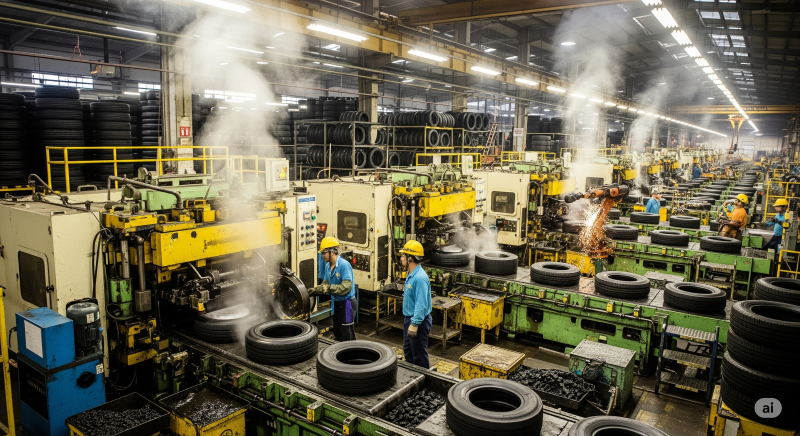 Taxação dos EUA impacta indústria de pneus no Brasil, informa ANIP
