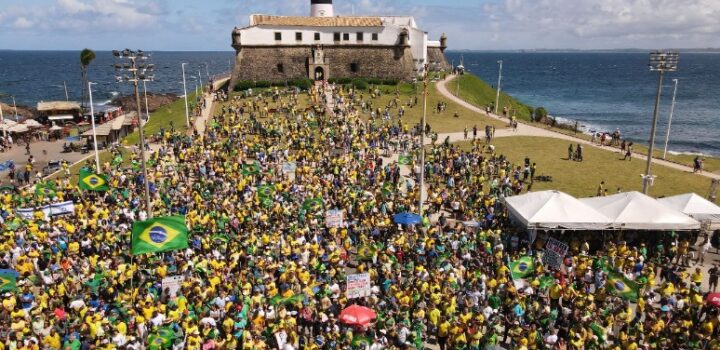 Salvador é palco de protestos de Bolsonaristas no domingo, 3