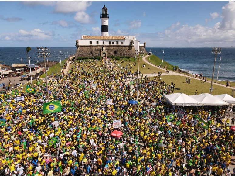 Você está visualizando atualmente Salvador é palco de protestos de Bolsonaristas no domingo, 3