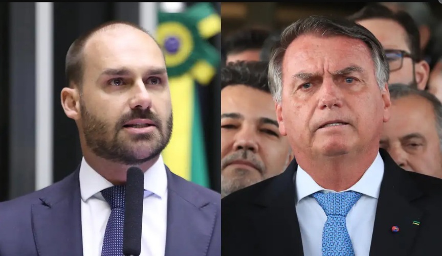 PF resgata mensagens em que Eduardo Bolsonaro chama o pai de ingrato