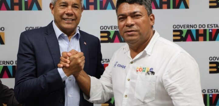 Conde ganha reforço em obras e equipamentos após reunião com Jerônimo