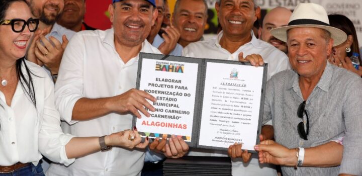 Em Alagoinhas, governador acompanha avanço das obras do novo hospital regional