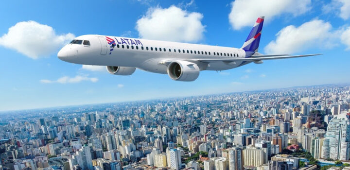 Grupo LATAM anuncia plano para fortalecer a conectividade na América do Sul com o Embraer E195-E2