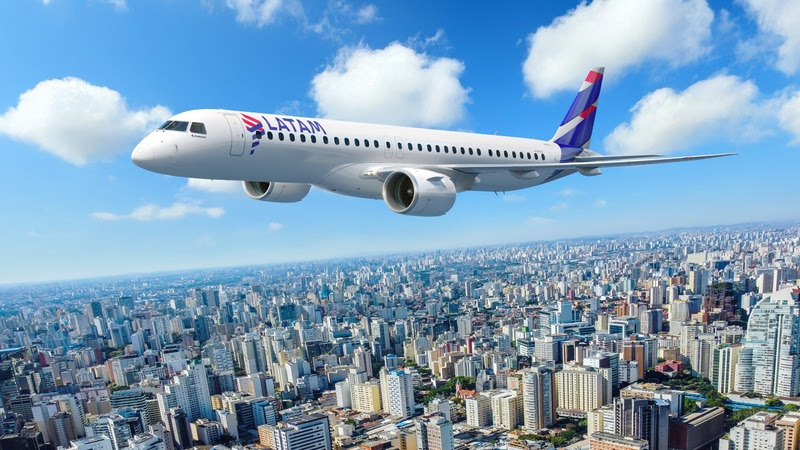 Você está visualizando atualmente Grupo LATAM anuncia plano para fortalecer a conectividade na América do Sul com o Embraer E195-E2