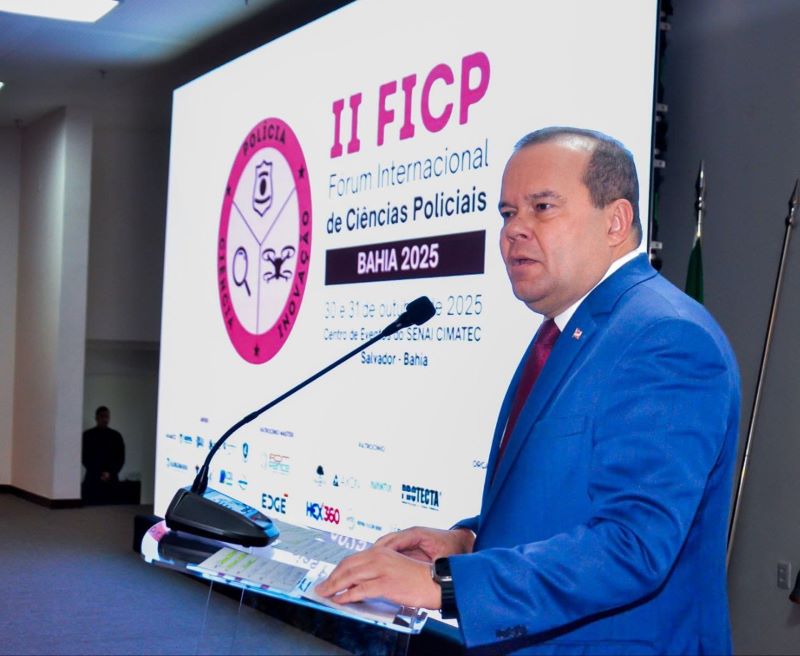 Vice-Governador Geraldo Júnior destaca avanços da Bahia na área de segurança durante evento