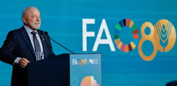 Fome é irmã da guerra, diz Lula no Fórum Mundial da Alimentação