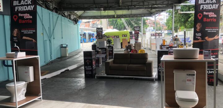 Estação da Lapa recebe loja pop up de construção