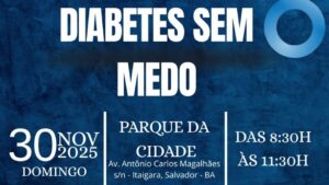 Leia mais sobre o artigo Adiba promove Diabetes sem Medo neste domingo no Parque da Cidade