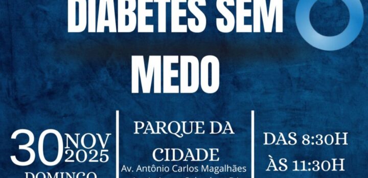 Adib promove Diabetes sem Medo neste domingo no Parque da Cidade