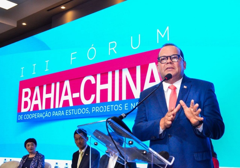 Vice-governador destaca avanços da parceria entre Bahia e China
