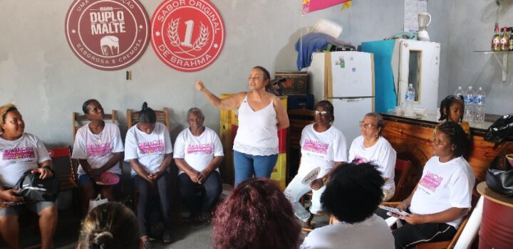 Aladilce participa de oficinas dos 21 dias de ativismo pelo fim da violência contra a mulher