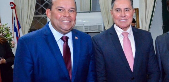 Vice-governador Geraldo Júnior parabeniza José Rotondano pela eleição à presidência do TJBA