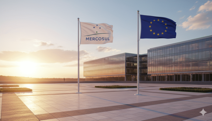 Acordo UE MERCOSUL expõe desgaste europeu e reposicionamento do bloco sul-americano no comércio global