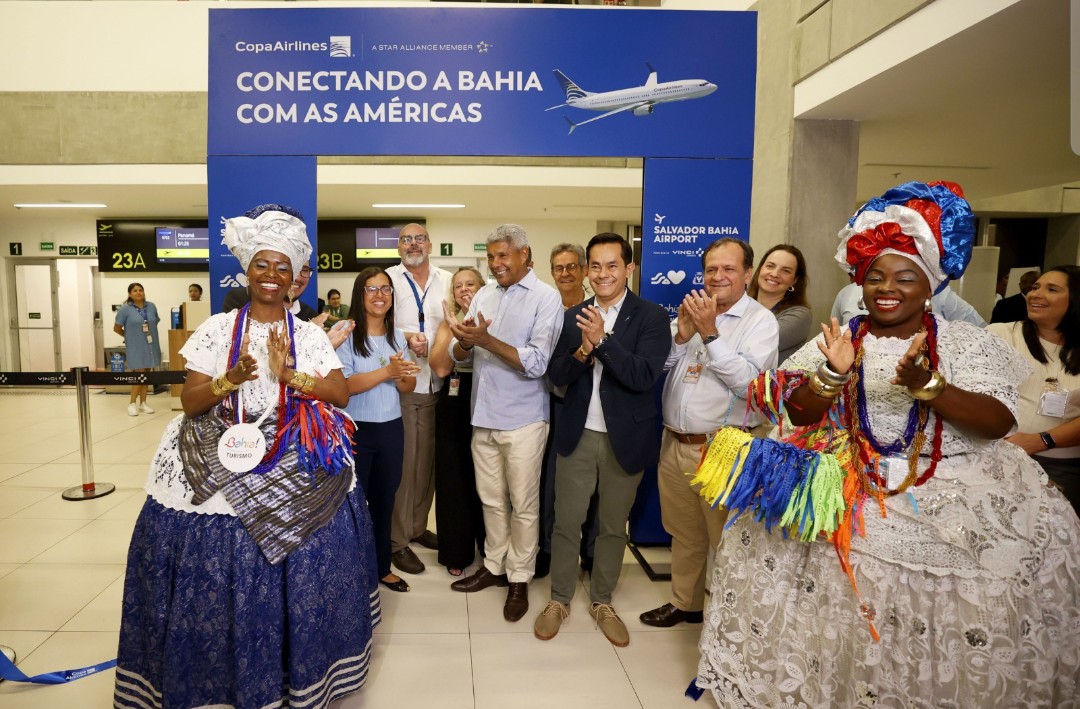 Bahia ganha voo do Panamá e amplia conexão aérea com as Américas