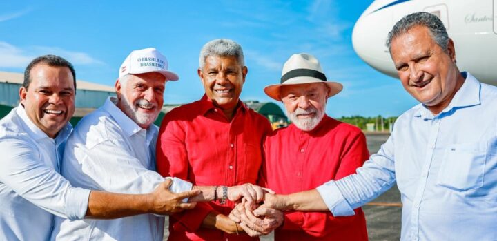 Vice-governador Geraldo Júnior participa de ato do MST com Lula