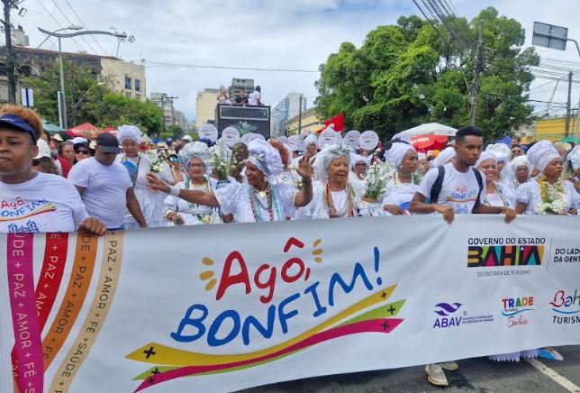 Marcas históricas do turismo baiano são celebradas na Lavagem do Bonfim 