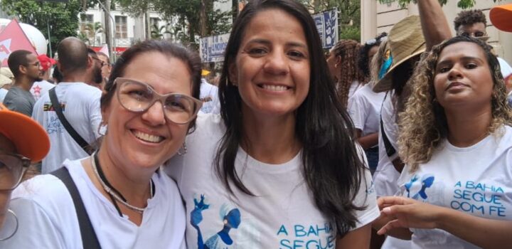 Rowenna Brito reforça compromisso do Estado com a educação em 2026 durante Lavagem do Bonfim