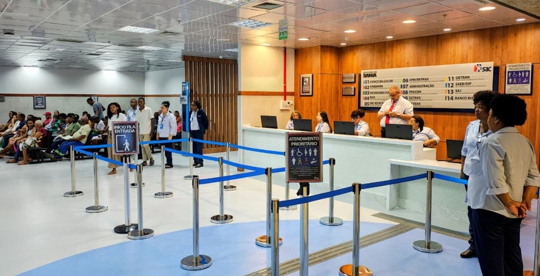 SAC Rodoviária tem capacidade para 16 mil atendimentos por mês, amplia a oferta de serviços públicos na Bahia
