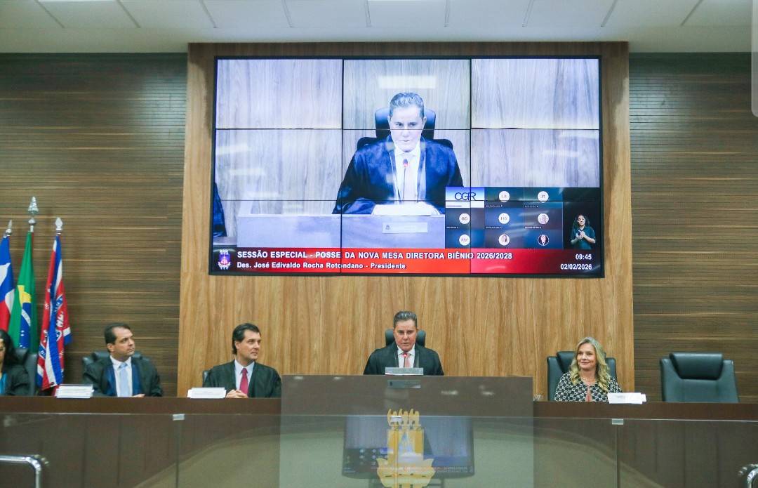 “Cerimônia de posse administrativa da Mesa Diretora marca novo ciclo do Judiciário baiano”, destaca presidente da ALBA