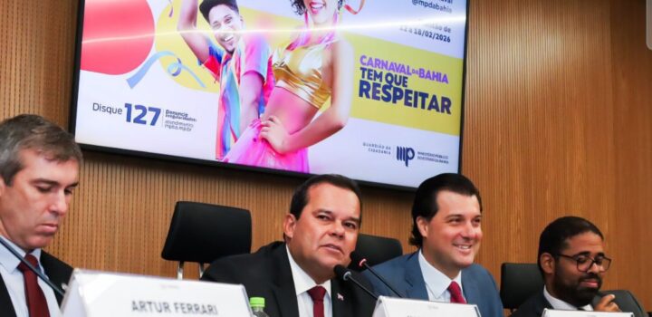 Carnaval 2026: vice-governador participa de lançamento de plano integrado do Ministério Público da Bahia