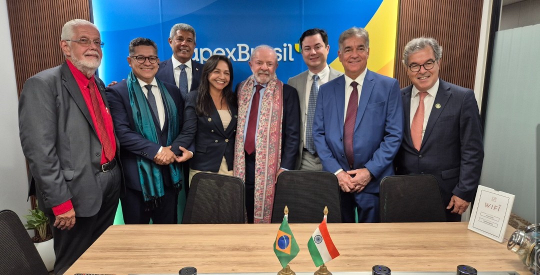 Com Lula, governador Jerônimo Rodrigues participa da abertura do Escritório ApexBrasil na Índia