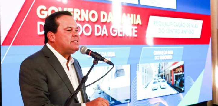 Geraldo Jr destaca investimentos no centro antigo de Salvador durante ato no Tira-Chapéu