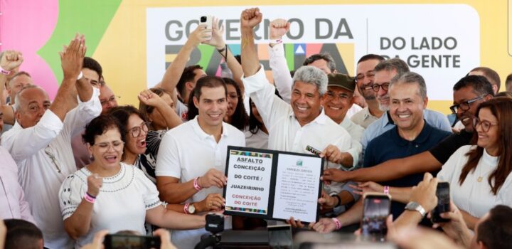 Governador assina ordens de serviço para obras de pavimentação em Conceição do Coité