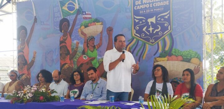 Vice-governador&nbsp; destaca protagonismo feminino no 15º Acampamento das Mulheres do Campo e da Cidade