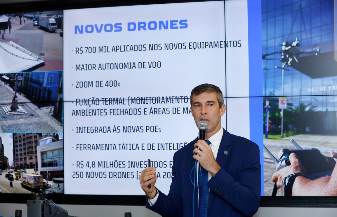Governo entrega novos superdrones para intensificar combate a facções criminosas na Bahia