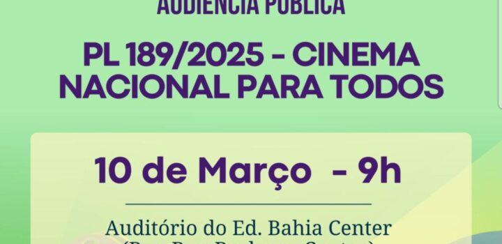 Aladilce debate PL “Cinema Nacional para Todos”