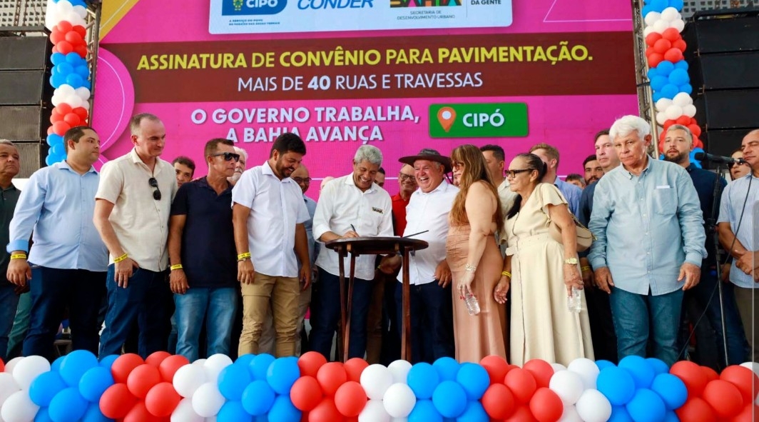 Governo firma convênio no valor de R$ 10 mi e amplia desenvolvimento urbano em Cipó