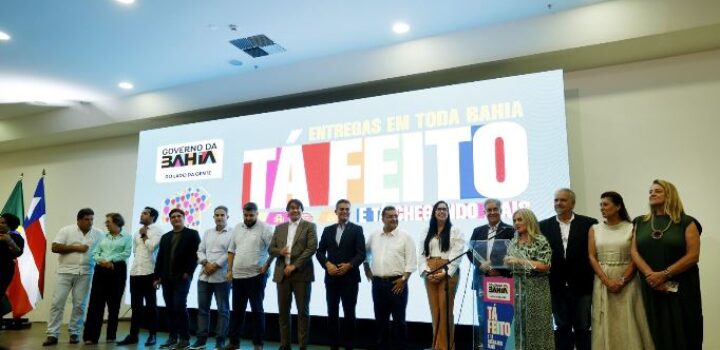 Governo anuncia grande pacote de obras e entregas em áreas estratégicas para toda a Bahia
