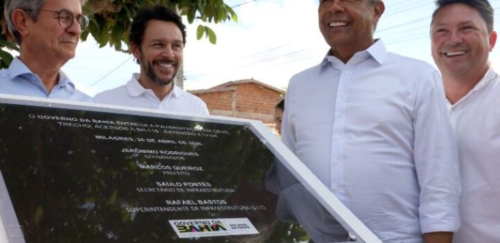 Em Milagres, Jerônimo Rodrigues une devoção, cultura e entregas para mobilidade e saúde