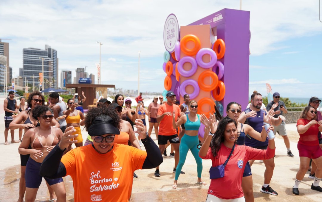 Caminhada dançante será no próximo dia 19 de abril na Orla de Pituaçu