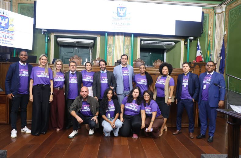 Servidores da Câmara aderem à campanha “Digo NÃO ao Feminicídio!”