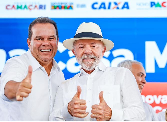 Vice-governador Geraldinho participa com Lula da entrega de 384 unidades habitacionais e visita à FAFEN em Camaçari