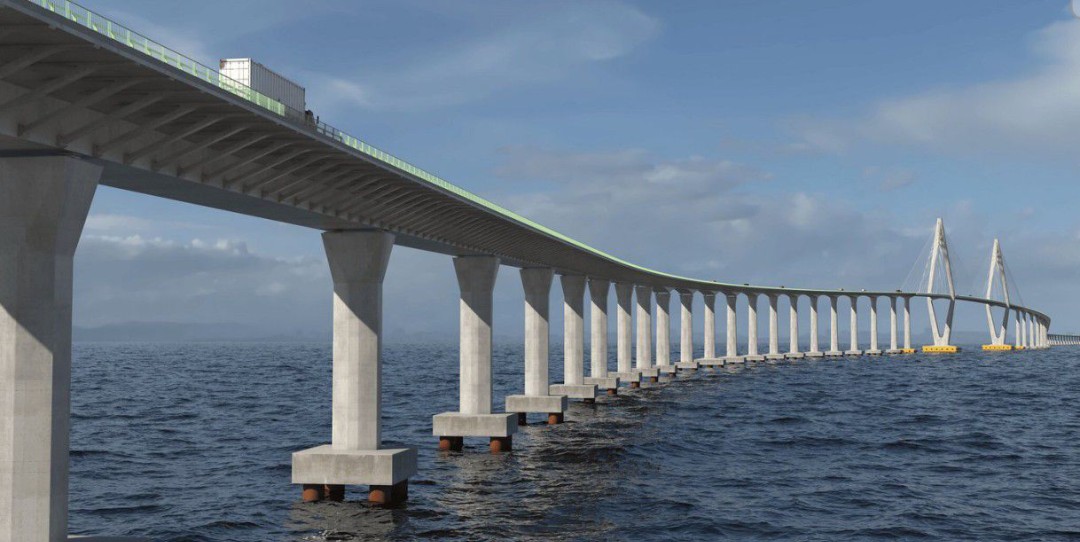 Imprensa nacional volta os olhos para a ponte Salvador-Itaparica após envio de peças da China