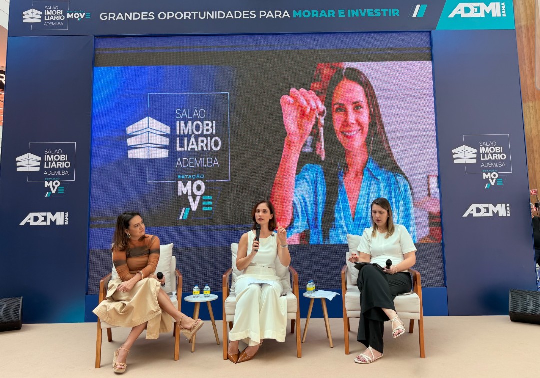 Conexão, escuta e propósito marcaram debate sobre liderança jovem no Salão Imobiliário Ademi<br>