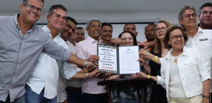 Chapada Diamantina recebe programa de desenvolvimento e nova etapa de pavimentação da BA-245
