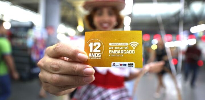 Metrô Bahia amplia conectividade com Wi-Fi gratuito e fortalece mobilidade de mais de 400 mil usuários por dia