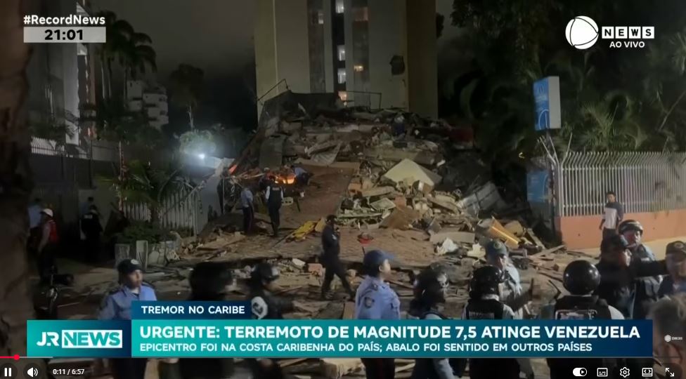 Venezuela: número de desaparecidos em terremoto pode passar de 40 mil